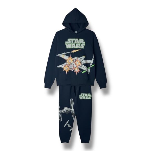 Disney Star Wars Joggers & Hoodie Set - Boys M - Picture 1 of 2